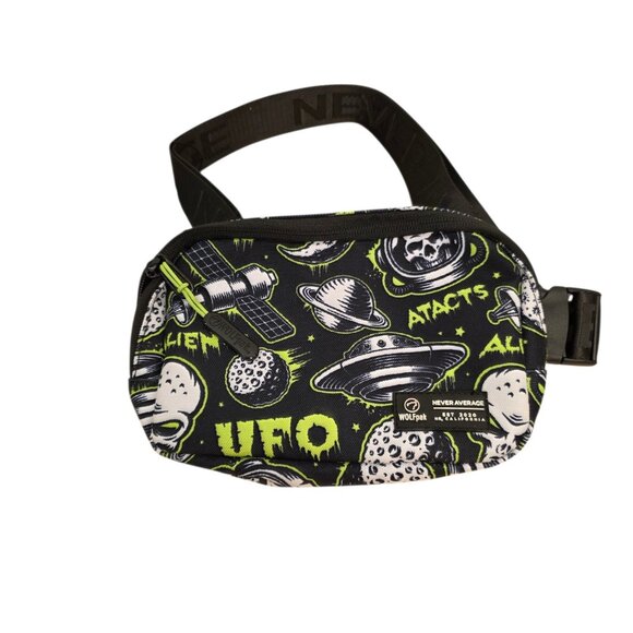 Wolf Pak Never Average Area 51 Fanny Pack Crossbody NWT - Picture 1 of 13